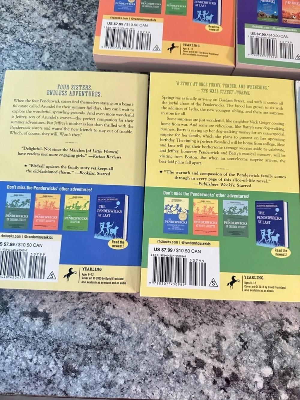 The Penderwicks Complete 5 Book Set Jeanne Birdsall Paperback Series Lot